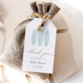 Baby aan boord Blauwe Surfplank Baby Shower Cadeaulabel