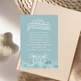 Baby Aan boord Boekaanvraag Blauw Baby shower Kaart