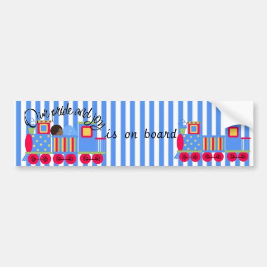 Baby aan boord bumpersticker (Voorkant)