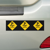 Baby Aan boord Bumpersticker (Op auto)