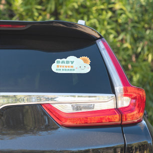 Baby aan boord - Cloud en Sun Sticker