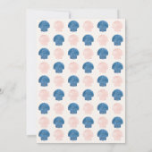 Baby aan boord Gender Reveal Kaart (Achterkant)