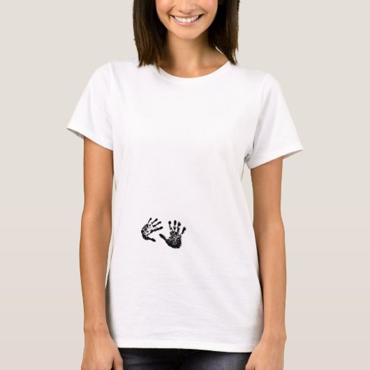 Baby aan boord - handen t-shirt (Voorkant)
