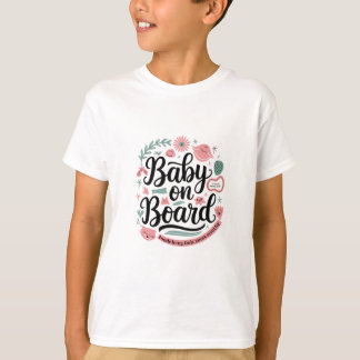 "Baby aan boord – Kinderen T-shirt