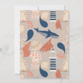 Baby Aan boord Kustgeboorte Aankondiging (Achterkant)