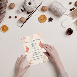 Baby Aan boord Kustgeboorte Aankondiging