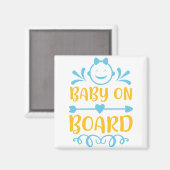 Baby aan boord magneet (Voorkant / Achterkant)
