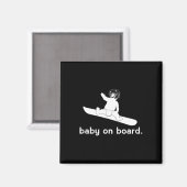 Baby aan boord magneet (Voorkant / Achterkant)
