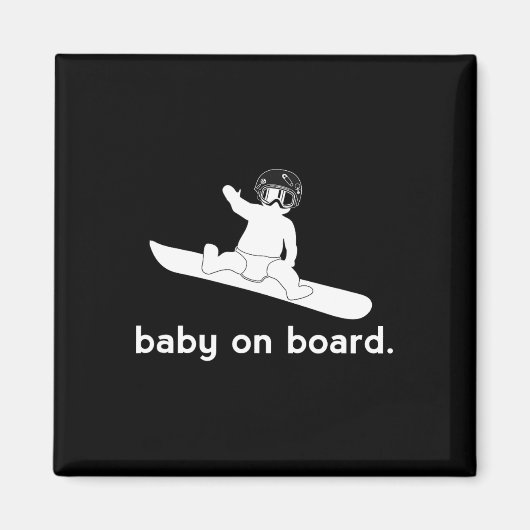 Baby aan boord magneet (Voorkant)