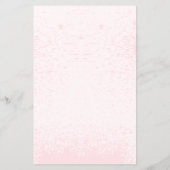 Baby aan boord roze meisje baby shower Bingo spel Flyer (Achterkant)