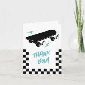 Baby aan boord Skateboard Baby shower Bedankt (Voorkant)