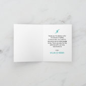 Baby aan boord Skateboard Baby shower Bedankt (Binnen)