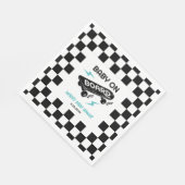 Baby aan boord Skateboard Baby shower servetten (Hoek)