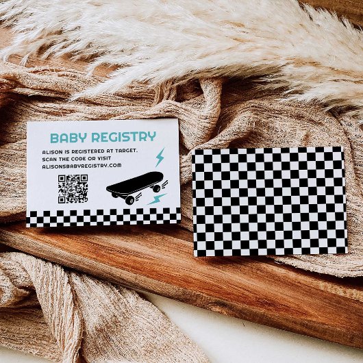 Baby aan boord Skateboard Registry Kaarten
