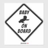 BABY AAN BOORD STICKER (Vel)
