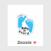 Baby aan boord sticker (Vel)