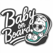 Baby aan boord sticker (Voorkant)