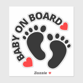 Baby aan boord sticker
