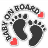 Baby aan boord sticker (Voorkant)