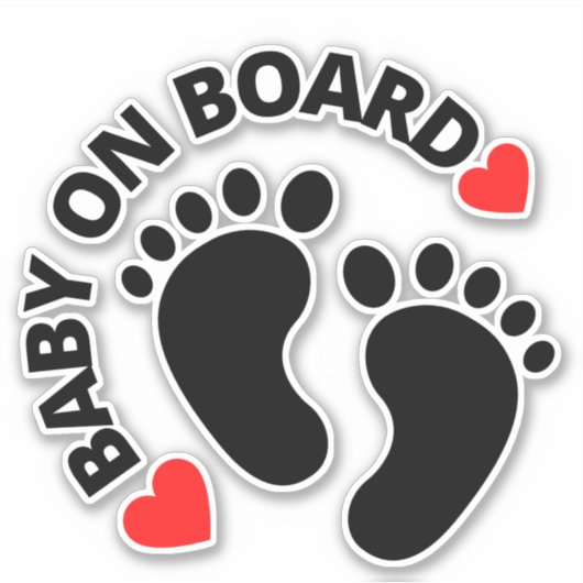 Baby aan boord sticker (Voorkant)