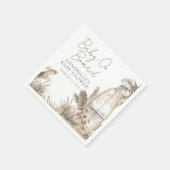 Baby aan Boord Strand Baby Shower Servet (Hoek)