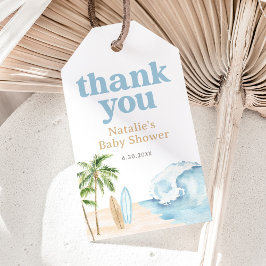 Baby aan boord Surf Strand Baby Shower Cadeaulabel