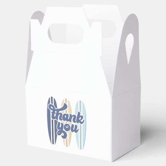 Baby aan boord Surfboard Baby shower Dank u Bedankdoosjes (Geopend)