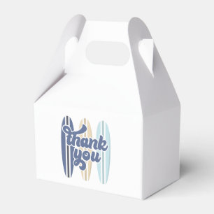 Baby aan boord Surfboard Baby shower Dank u Bedankdoosjes