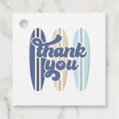 Baby aan boord Surfboard Baby shower Dank u Bedankjes Labels (Voorkant)