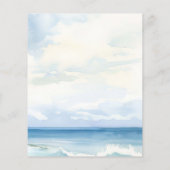 Baby aan boord Surfboard Baby shower uitnodiging (Achterkant)