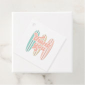 Baby aan boord Surfboard Beach Baby shower Bedankjes Labels (In situ)