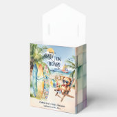 Baby Aan boord Surfboard Teddy Bear Baby shower Bedankdoosjes (Geopend)