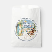 Baby Aan boord Surfboard Teddy Bear Baby shower Bedankzakje (Voorkant)