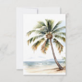 Baby aan boord Surfen Baby shower Bedankkaart (Achterkant)