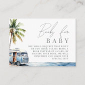 Baby aan boord, surfen Boeken voor Baby Informatiekaartje (Voorkant)