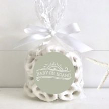 Baby Aan boord Surfen Groen Baby shower
