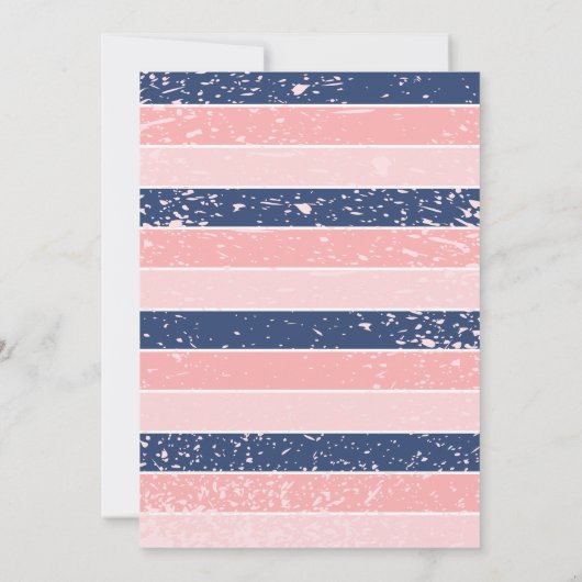 Baby aan boord surfen splash roze baby meisje douc kaart (Achterkant)