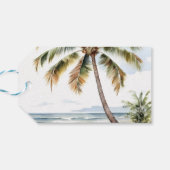 Baby aan boord, surfend Baby shower Cadeaulabel (Achterkant Horizontaal)