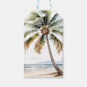 Baby aan boord, surfend Baby shower Cadeaulabel (Achterkant)