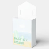 Baby Aan boord Surfing Beach Waterverf Baby shower Bedankdoosjes (Geopend)