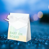 Baby Aan boord Surfing Beach Waterverf Baby shower Bedankdoosjes