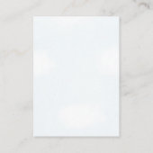 Baby Aan boord Surfing Beach Waterverf Baby shower Informatiekaartje (Achterkant)