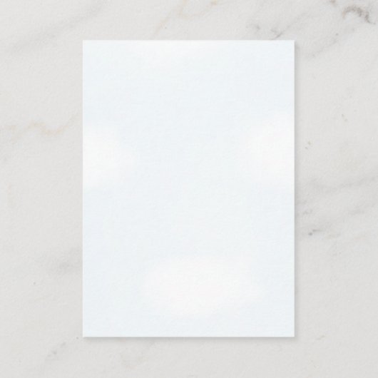 Baby Aan boord Surfing Beach Waterverf Baby shower Informatiekaartje (Achterkant)