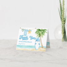 Baby aan boord Surfing Boy Baby shower