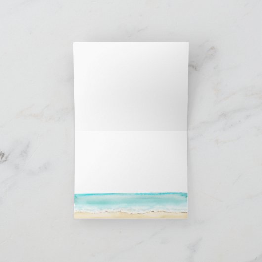 Baby aan boord Surfing Boy Baby shower Bedankkaart (Binnen)