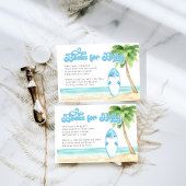 Baby aan boord Surfing Boy Baby shower Boeken Informatiekaartje