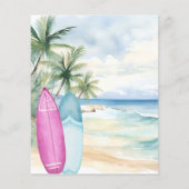 Baby aan boord surfplank meisje jongen Gender Reve (Achterkant)