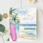 Baby aan boord surfplank meisje jongen Gender Reve