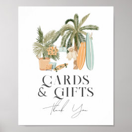 Baby aan boord Surven Baby shower Kaarten & Gesche Poster