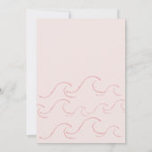 Baby Aan boord Surven Hand getrokken Baby Girl Sho Kaart (Achterkant)